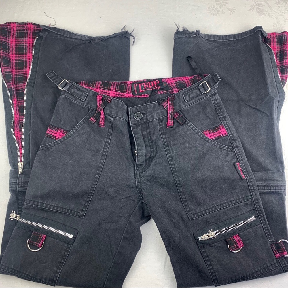 Dead stock Tripp nyc plaid jeans